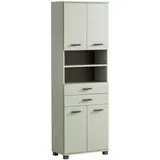 Schildmeyer Palermo Hochschrank 701948, Pistazie, 59,8 x 23,6 x 180,9 cm