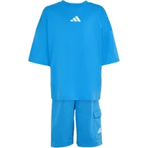 adidas TRNSTR T-Shirt + Shorts Set Kinder KE2663 - wonder sage/white 116