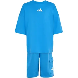 adidas TRNSTR T-Shirt + Shorts Set Kinder KE2663 - wonder sage/white 116