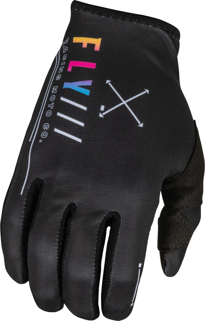 Fly Racing Lite S.E Avenger Motorcross handschoenen, zwart-veelkleurig, 3XL