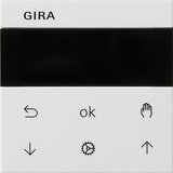 Gira S3000 Jalousie- und Schaltuhr Display System 55 Reinweiß glänzend