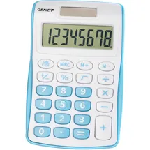 GENIE Taschenrechner 120 B weiß/blau