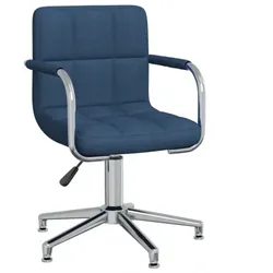 Esszimmerstuhl Drehbar Stoff V17 | vidaXL : Farbe - Blau