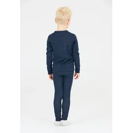ZigZag Funktionsshirt "Pattani", Jungen, Gr. 116, blau, 45% Wolle, 45% Polyester, 10% Elasthan, unifarben, normal, Rundhals, Shirts Funktionsshirt, mit hohem Merinowolle-Anteil