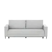 Sofa.de Schlafsofa Teresina ¦ grau ¦ Maße (cm): B: 222 H: 93 T: 98