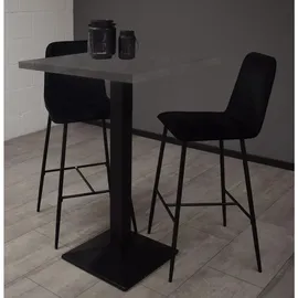 58 aufm Kessel Tresentisch 70 x 70 x 106 cm Schwarz/Graphit