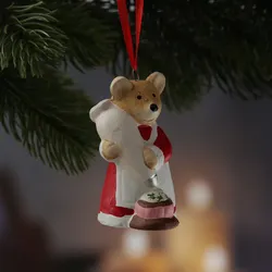 Weihnachtsbaumschmuck Bärchen mit Spritzbeutel und Törtchen - Christbaumschmuck ...