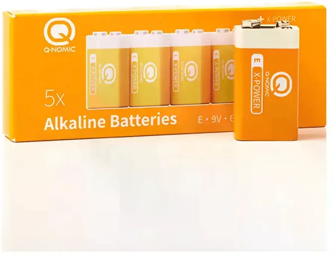 Q-Nomic 6LR61 E-Block Batterien (5 Stück)