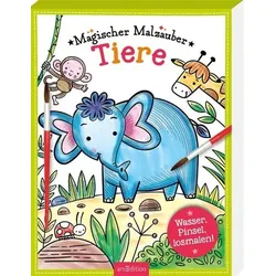 ARSEDITION 133724 Magischer Malzauber Tiere: Wasser, Pinsel, losmalen!