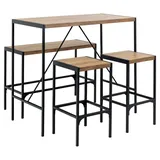 Actona Bartisch-Set Berlin Eiche 0 x 0 cm Braun