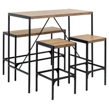 Actona Bartisch-Set Berlin Eiche 0 x 0 cm Braun