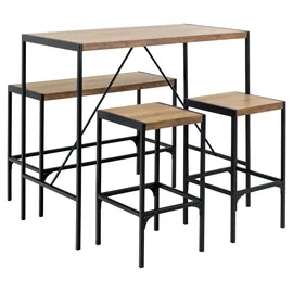 Actona Bartisch-Set Berlin Eiche 0 x 0 cm Braun