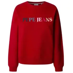 Pepe Jeans für Damen. PL581485 Reagan-Pullover rot (M), Lässig, Baumwolle