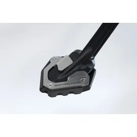 SW-Motech Seitenständerfuß-Verbreiterung für Motorrad Schwarz/Silbern