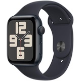 Apple Watch SE 2023 GPS 44 mm Aluminiumgehäuse mitternacht, Sportarmband mitternacht M/L