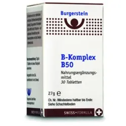 Burgerstein Vitamin B-Komplex B50 30 Tabletten