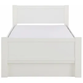 Priess Bett PRIESS "Husum Schlafzimmer Jugendzimmer Rahmenbett", weiß, B:110cm H:85cm L:208cm, Betten, Jugendbett Bettgestell, mit Komforthöhe verschiedene Ausführungen hochwertige Premium Qualität