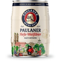 Paulaner Hefe-Weißbier Naturtrüb Partyfass•Weizenbier spritzig-mild•DOSE (1x5l)
