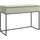 Selsey Schreibtisch Computertisch Bürotisch Mit 2 Schubladen Metallrahmen 120 x 50 x 80 cm Taupe Mit Schwarzen Beinen