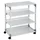 Durable System Multi Trolley 88 Bürowagen grau 4 Ebenen 75,0 x 43,2 x 87,9 cm