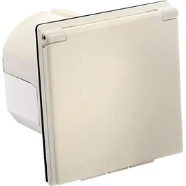 as - Schwabe CEE-Adapter 10,4 x 11 cm Weiß