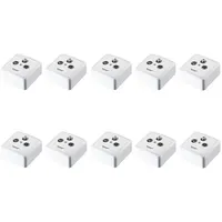 PremiumX 10x PX3-DC 3-fach Sat Durchgangsdose DC-Durchgang Antennendose Dose