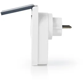 Nedis Smart-Home-Steckdose IP44 Weiß 2 St.