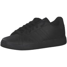 Adidas Grand Court Lifestyle Tennis Lace-Up Shoes Carbon Black / Carbon Black / Grey Six 33