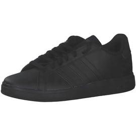 Adidas Grand Court Lifestyle Tennis Lace-Up Shoes Carbon Black / Carbon Black / Grey Six 33