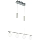 EGLO LED Pendelleuchte BORRIOL nickel matt 4,5W 3000K Warmweiß