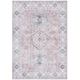 Nouristan Teppich »Gratia«, rechteckig, Orientalisch, Vintage, Flachgewebe Teppich,Wohnzimmer, Schlafzimmer – Alt-Pink, 200x290cm