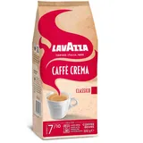 Lavazza, Caffè Crema Classico, Kaffeebohnen, aromatische Kaffeemischung mit Schokolade- und Holz-Aromen, Arabica und Robusta Kaffeebohnen, Intensität 7/10, Mittlere Röstung, 500g