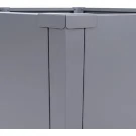 Mendler HWC-P64 77 x 264 x 100 cm Grau