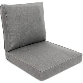 bomoe Loungekissen Ilano 60 x 60 cm / 60 x 40 cm Hellgrau