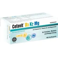 CEFAVIT D3 K2 Mg 2.000 I.E. Hartkapseln 100 St