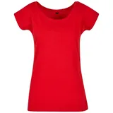 Build Your Brand Ladies Wide Neck Tee Rot S