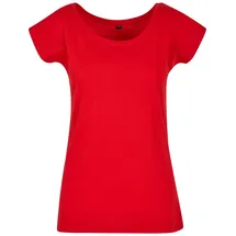 Build Your Brand Ladies Wide Neck Tee Rot S