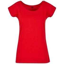 Build Your Brand Ladies Wide Neck Tee Rot S