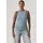 Levi's Tanktop "ESSENTIAL RACER TANK", Damen, Gr. M (38), garment dye fa191913 provincial blau rib, Jersey, Obermaterial: 95% Baumwolle, 5% Elasthan, slim fit normal, Rundhals, Tops Tanktop, Slim Fit