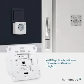 eQ-3 Homematic IP Wandtaster für Markenschalter, 2-fach,