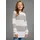 Kidsworld Strickpullover Streifenpullover mit breitem Muster, modisches Streifendesign für Mädchen grau 140/146
