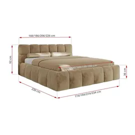 MKS NIRA Classic 180 x 200 cm Beige