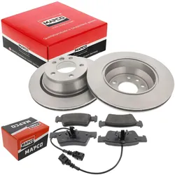 Mapco Bremsscheiben Ø314mm + Bremsbeläge Satz Hinterachse Passend Für Vw Touareg: Bremsensatz, Scheibenbremse Mapco: 47778 Mapco: 47778hps Mapco: 4798