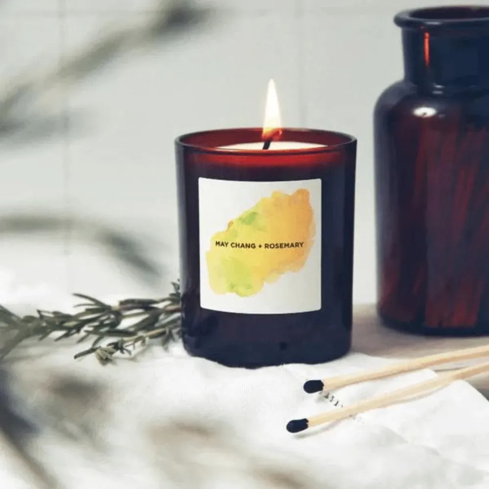 Self Care Co.  UPLIFT May Chang + Rosemary Candle  (300 )