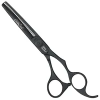 Olivia Garden SilkCut Matt Black Modelierschere 6,0'' Rechtshand