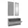 vidaXL Garderoben-Set Flurmöbel 3-tlg 0,00 x 0,00 x 0,00 grau