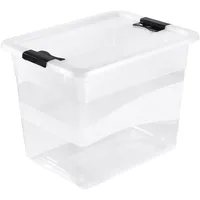 KEEEPER Cornelia Aufbewahrungsbox 39,5 x 29,5 x 30 cm 24-tlg. transparent