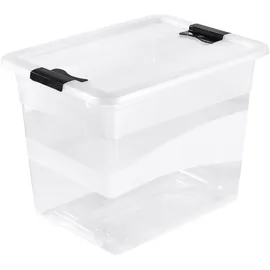 KEEEPER Cornelia Aufbewahrungsbox 39,5 x 29,5 x 30 cm 24-tlg. transparent