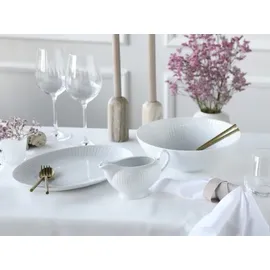 CreaTable Valencia Servier-Set 3-tlg. oval weiß