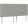 vidaXL Boxspringbett mit Matratze Hellgrau 160x200 cm Stoff
